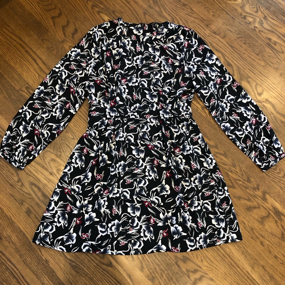 Long Sleeve Floral Dress